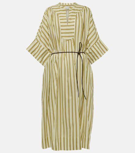 Striped cotton midi dress - Yves Salomon - Modalova