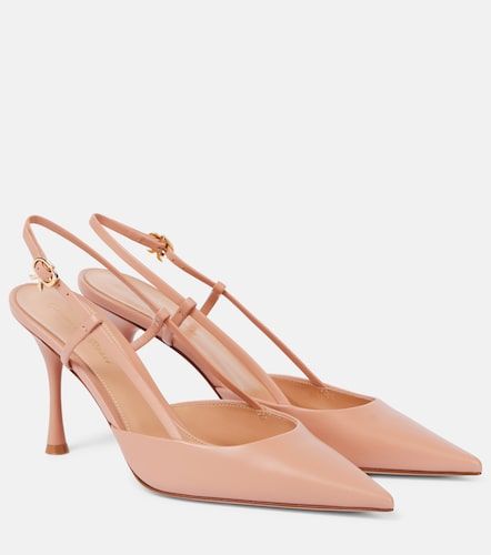 Ascent 85 leather slingback pumps - Gianvito Rossi - Modalova