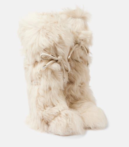 Botas de nieve Gaia de borrego - Moncler Grenoble - Modalova