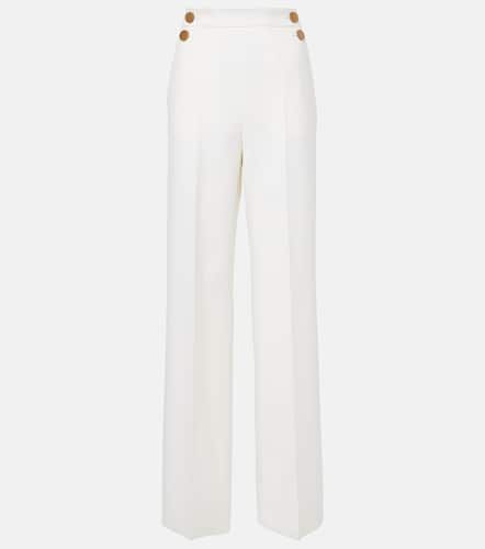 Polonia wool-blend canvas wide-leg pants - Max Mara - Modalova