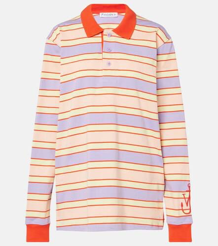 Polo de algodón a rayas - JW Anderson - Modalova