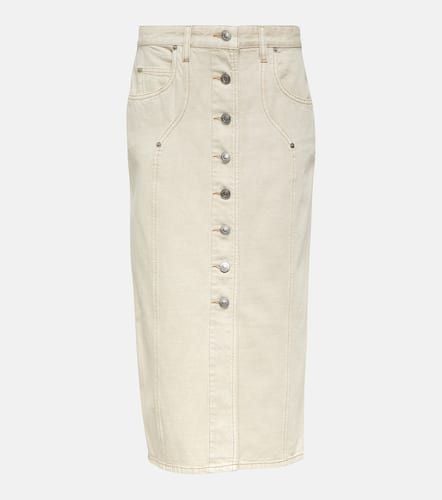 Falda midi Vandy en denim - Marant Etoile - Modalova