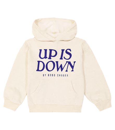 Printed cotton jersey hoodie - Bobo Choses - Modalova