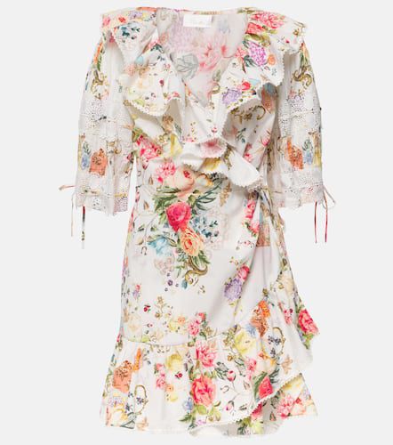 Sew Yesterday floral cotton wrap dress - Camilla - Modalova
