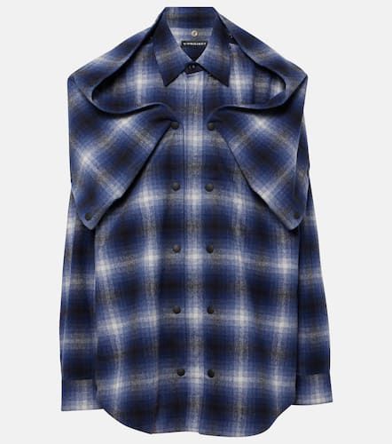 Detachable cotton flannel overshirt - Y/Project - Modalova