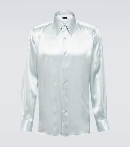 Camicia in charmeuse di seta - Tom Ford - Modalova