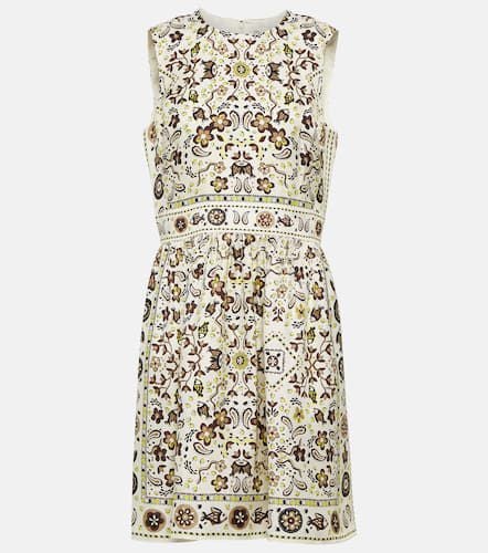 Bedrucktes Minikleid aus Seide - Tory Burch - Modalova