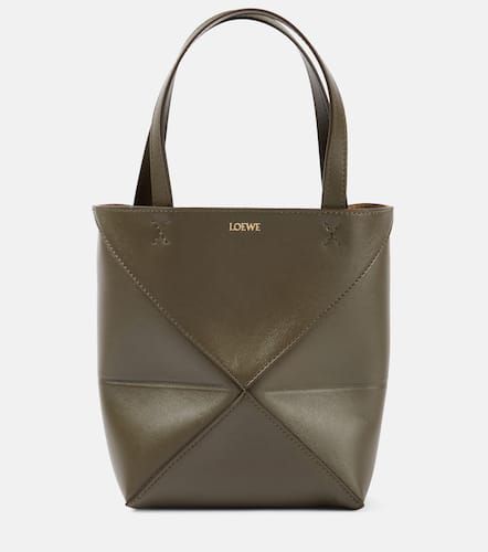 Puzzle Fold Mini leather tote bag - Loewe - Modalova