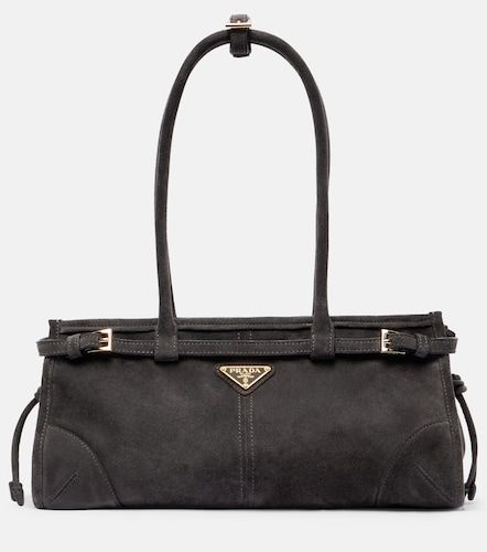 Bonnie Medium suede shoulder bag - Prada - Modalova