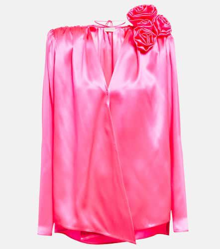 Embellished silk blouse - Magda Butrym - Modalova