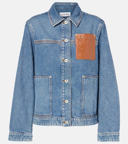 Chaqueta Workwear de denim con anagrama - Loewe - Modalova