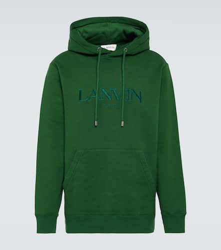 Lanvin Logo cotton jersey hoodie - Lanvin - Modalova
