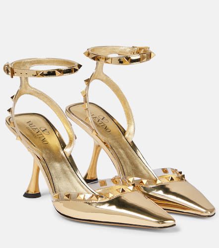 Pumps Rockstud Couture 105 in pelle metallizzata - Valentino Garavani - Modalova