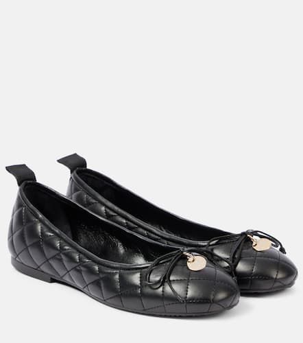 See By ChloÃ© Jodie quilted faux leather ballet flats - See By Chloe - Modalova