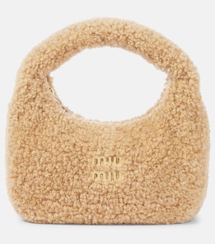 Bolso al hombro Wander Small de borrego - Miu Miu - Modalova