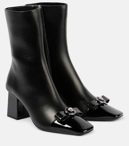 Ankle Boots Gianni Ribbon 70 aus Leder - Versace - Modalova