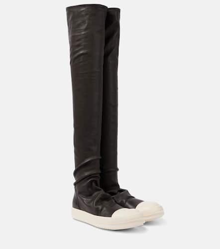 Stiefel Stocking aus Leder - Rick Owens - Modalova