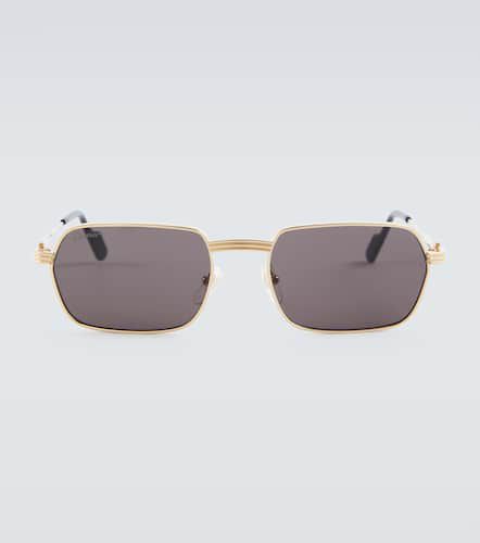 Gafas de sol rectangulares - Cartier Eyewear Collection - Modalova