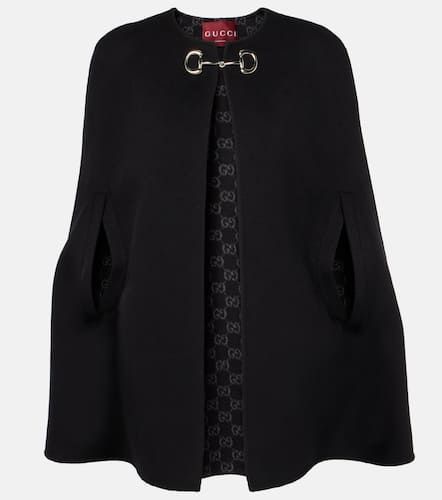 Cape Horsebit aus Wolle und Seide - Gucci - Modalova