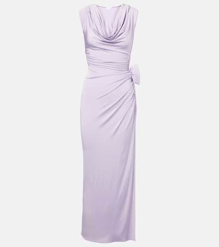 Draped floral-appliquÃ© jersey maxi dress - Magda Butrym - Modalova