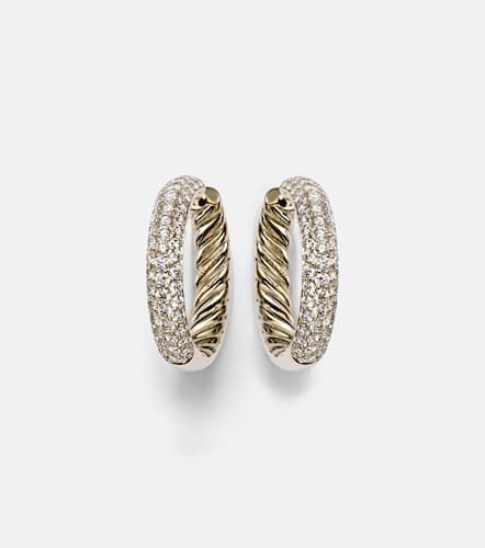 Pendientes de aro DY Mercer™ de oro de 18 ct con diamantes - David Yurman - Modalova