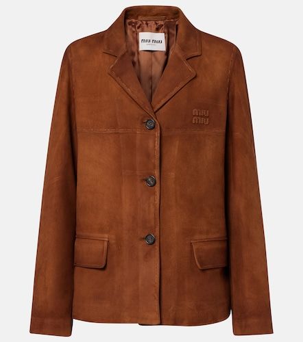 Miu Miu Chaqueta de ante - Miu Miu - Modalova