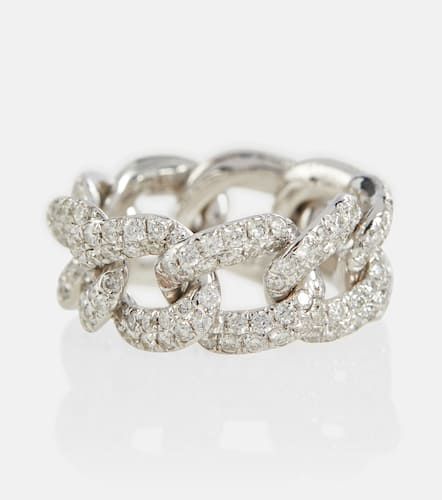 Anillo Essential de oro de 18 ct con diamantes en pavé - Shay Jewelry - Modalova