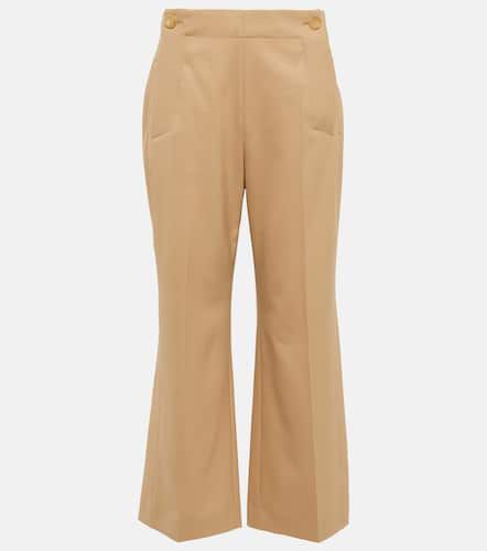 Chloé High-Rise-Hose aus einem Wollgemisch - Chloe - Modalova