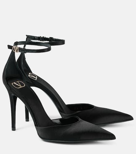 Eveninglam satin pumps - Valentino Garavani - Modalova