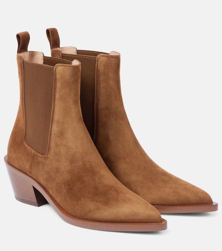 Ankle Boots Western 45 aus Veloursleder - Gianvito Rossi - Modalova