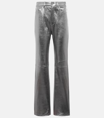 Pantalones Terry en piel de tiro alto - Stouls - Modalova