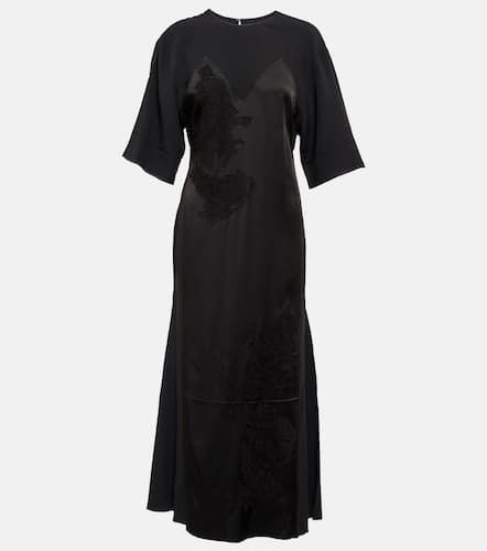 Lace-detailed midi dress - Victoria Beckham - Modalova