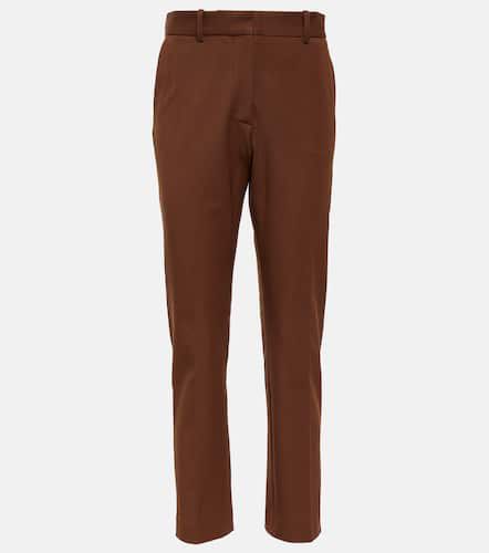 Womens JOSEPH brown Gabardine Leggings