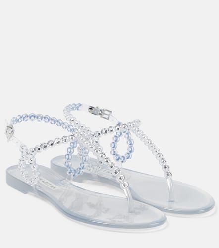 Almost Bare embellished PVC sandals - Aquazzura - Modalova