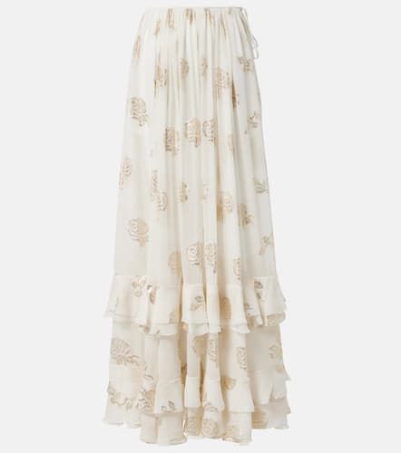 ChloÃ© Floral jacquard muslin maxi skirt - Chloe - Modalova