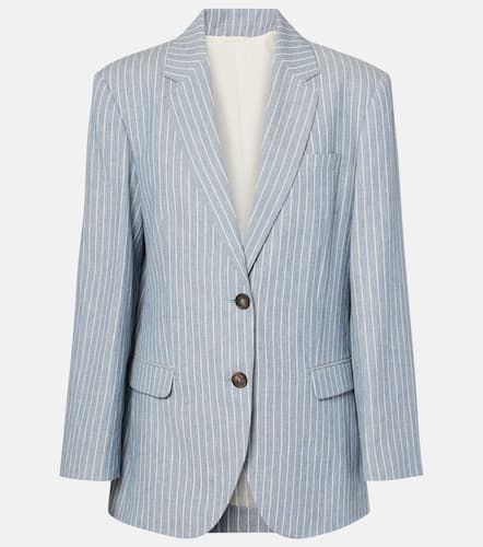 Blazer aus Leinen, Baumwolle und Hanf - Brunello Cucinelli - Modalova