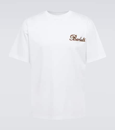 Berluti Embroidered cotton T-shirt - Berluti - Modalova