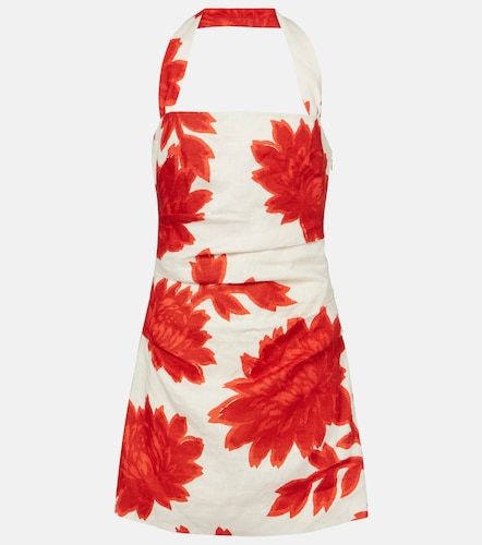 SIR Floral ruched linen minidress - SIR - Modalova