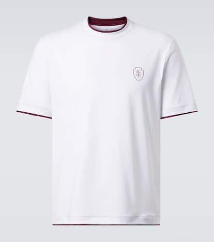 Logo jersey T-shirt - Brunello Cucinelli - Modalova