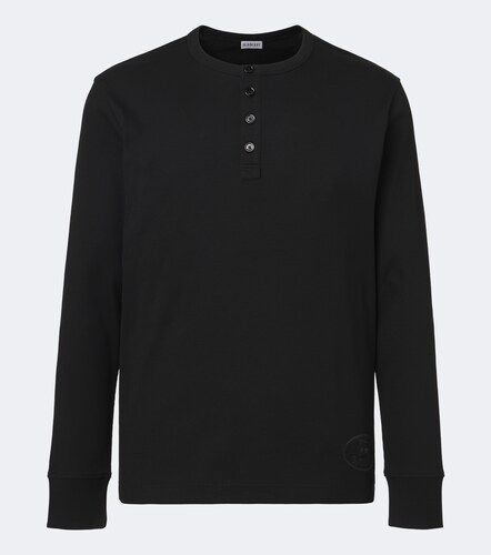 Burberry Camicia Henley in cotone - Burberry - Modalova