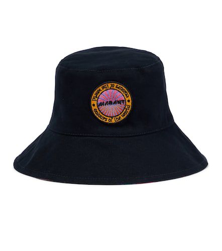 Loiena cotton reversible bucket hat - Isabel Marant - Modalova