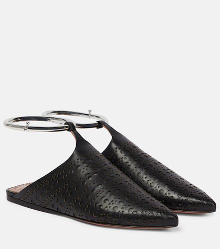 Alaïa Slippers aus Leder - Alaia - Modalova