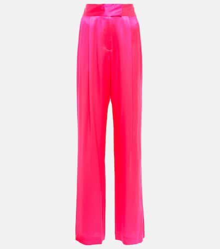 High-rise wide-leg silk pants - The Sei - Modalova