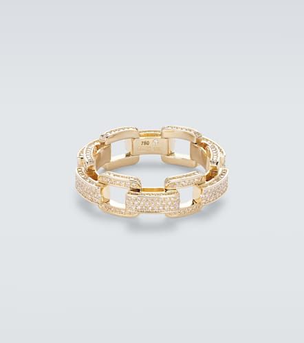 Deco Link 18kt ring with diamonds - Shay Jewelry - Modalova