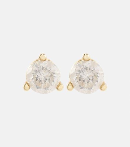 Kt earrings with diamonds - Stone and Strand - Modalova