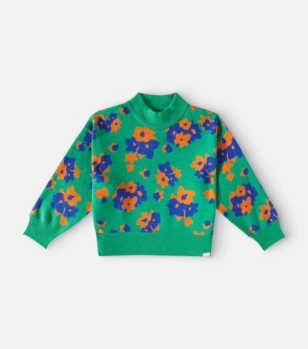 Pullover Flowers in cotone e lana - Tinycottons - Modalova