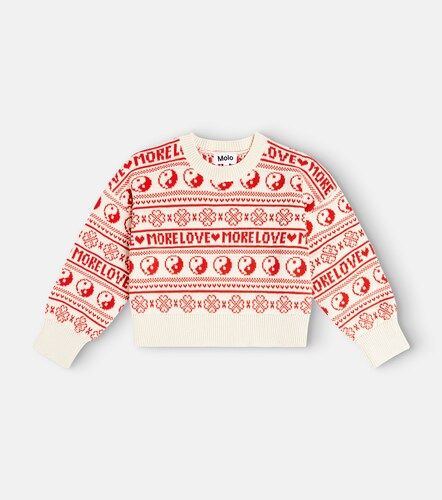 Pullover Gerrie in cotone con intarsi - Molo - Modalova