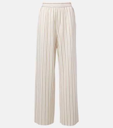 Louvre cotton and linen wide-leg pants - Max Mara - Modalova