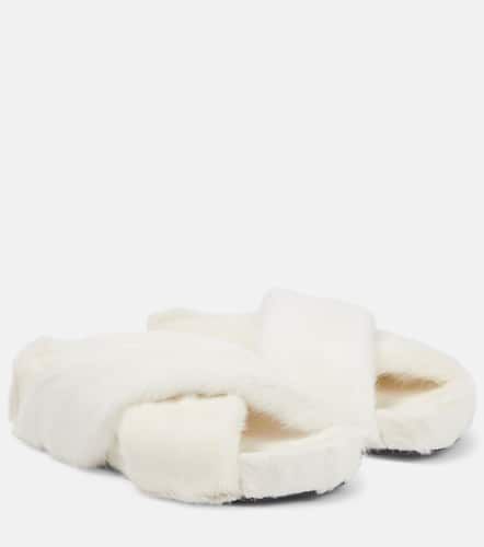 Jil Sander Sandali in shearling - Jil Sander - Modalova