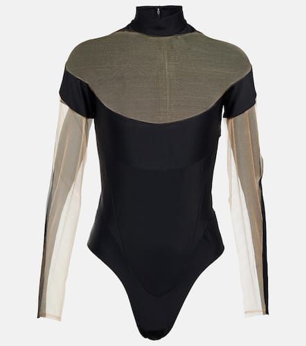 Mugler Body con pannelli - Mugler - Modalova